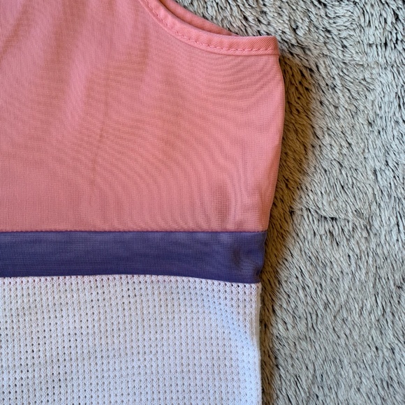 Adidas Retro Pink, Purple and White Tank - Picture 6 of 8